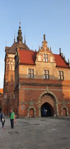 View of Brama Wyzyna looking up from the main street.