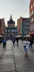 View looking up the main street towards the high gate. Hi Kim