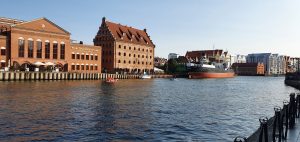 Fantastic buildings aroun the docks in Gdansk